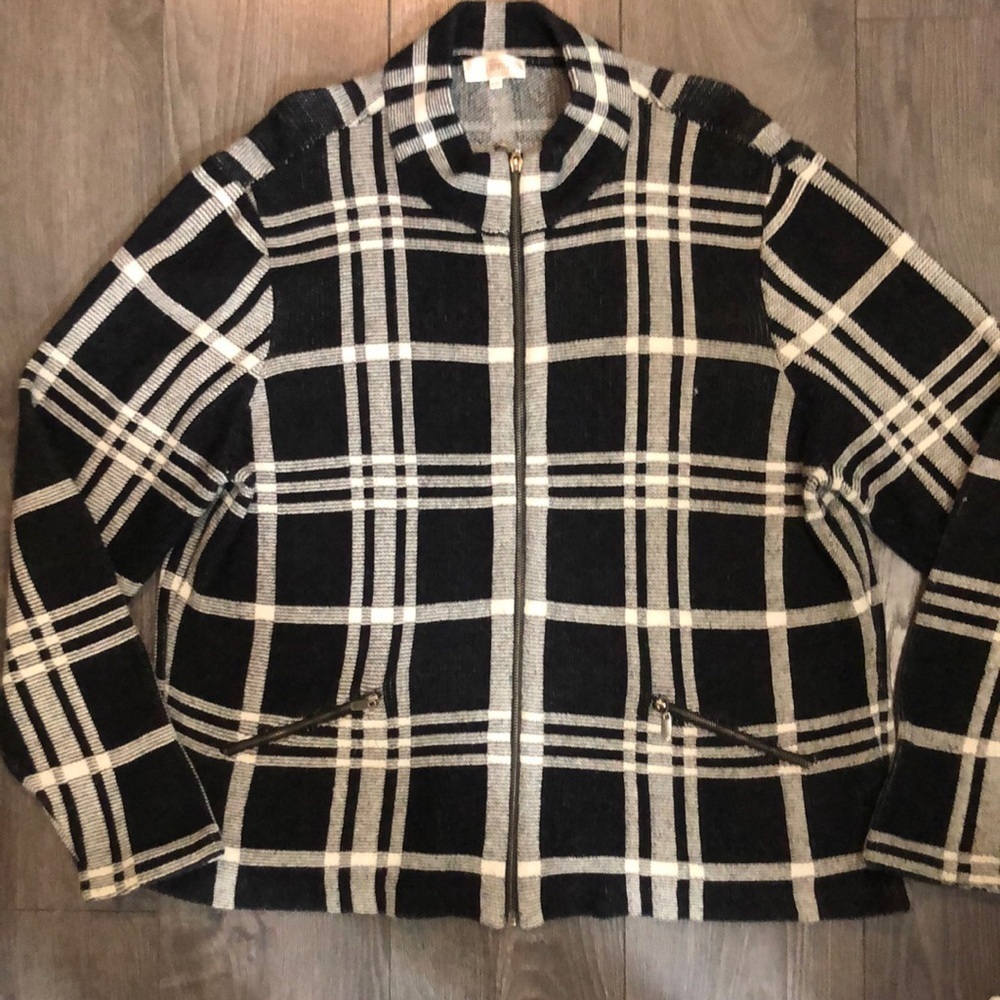 Northern aReflections zippered sweater jacket
